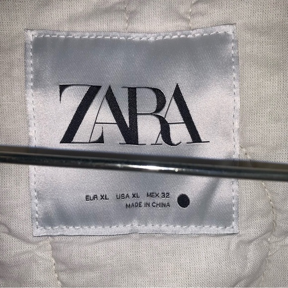 Zara Quilted Cotton Jacket XL - Picture 6 of 13